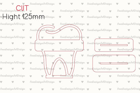 Tooth stand laser cut template, Personalized dentist name plate svg SVG AnastasiyaArtDesign 