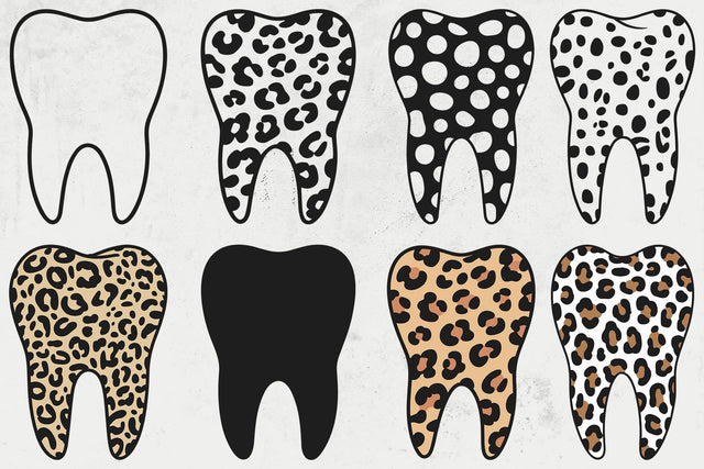 Tooth Svg, Dental Svg, Teeth Svg, Dentist Tooth Svg, Leopard Tooth Svg, Hygienist Svg, Dentist Tooth Svg SVG DesignDestine 