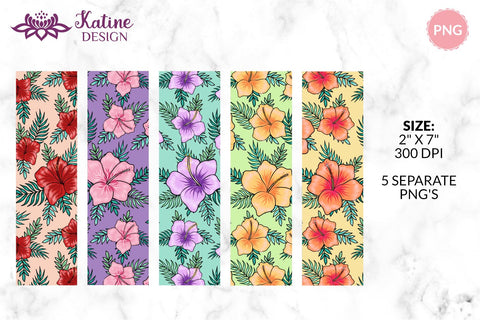 Topical bookmark, Hibiscus flowers bookmark, Floral Bookmarks, Flower Bookmarks, Watercolor Bookmarks, Printable Bookmark, Bookmark Design, Pdf Bookmark, Bookmark Bundle, Bookmark Set, Diy Bookmarks, Bookmark Sublimation Digital bookmarks, PNG file SVG KatineDesign 