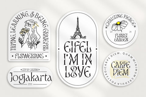 Torgan – Experimental Serif Font Font Four Lines Std. 