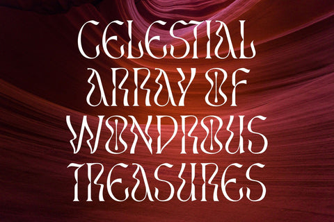 Torgan – Experimental Serif Font Font Four Lines Std. 