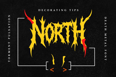 Torment Pulsation – Brutal Death Metal Font Font Masyafi Studio 