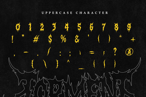 Torment Pulsation – Brutal Death Metal Font Font Masyafi Studio 