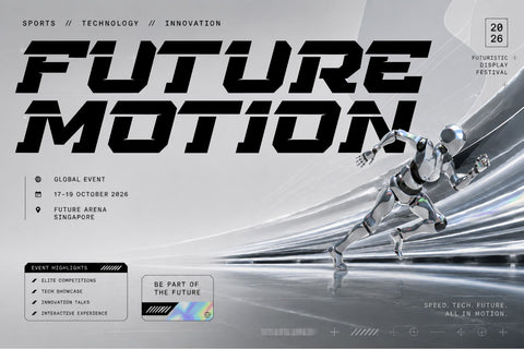Torq - Futuristic Sport Display Font Font Mozzatype 