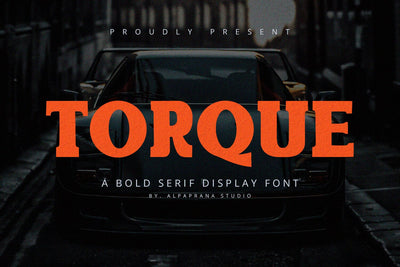 Torque - Serif Font Font Alpaprana Studio 