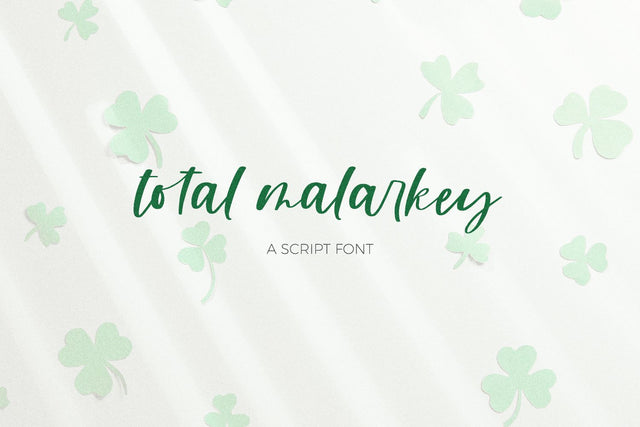 Total Malarkey Script Font Beck McCormick 