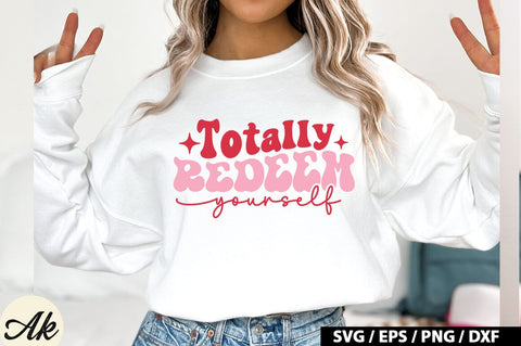 Totally Redeem Yourself Retro Design SVG akazaddesign 