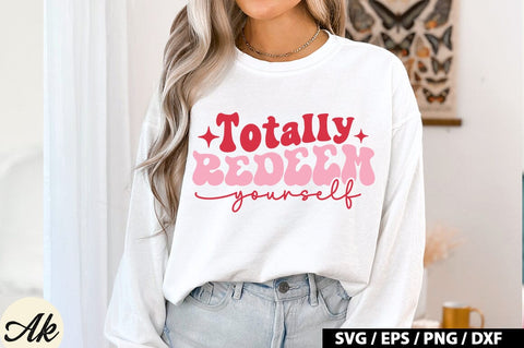 Totally Redeem Yourself Retro Design SVG akazaddesign 