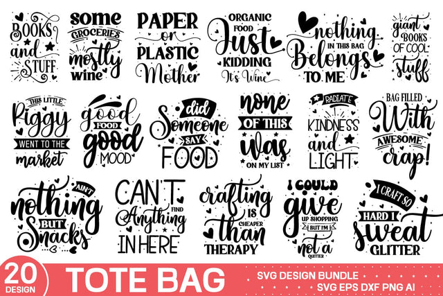 Tote Bag Svg Bundle SVG designmaster24 