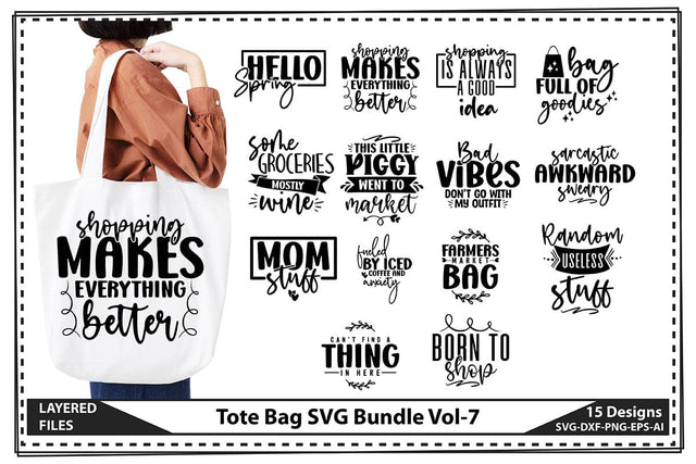 Tote Bag SVG Bundle Vol-7 SVG shah alam 
