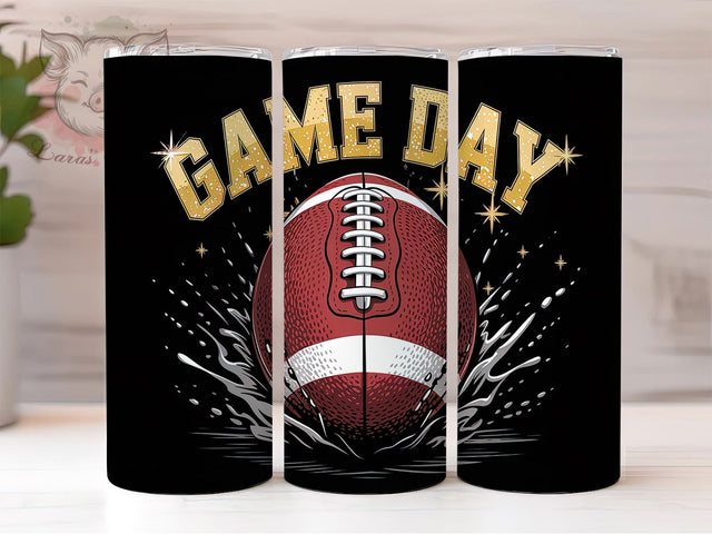 Touchdown Game Day Football Tumbler Wrap, Sports Tumbler Wrap, 20oz Sublimation, Game Day Mug, Fall Football Cup, Football Fan Gift, Touchdown Tumbler Sublimation Lara' s Designs 