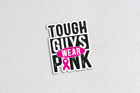 Tough Guys Wear Pink Svg, Breast Cancer Awareness Svg, Breast Cancer Shirt, Breast Cancer Gifts for Husband Dad Boyfriend Son, Svg Cut file SVG DesignDestine 