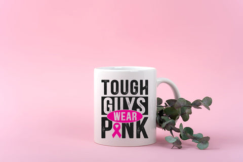 Tough Guys Wear Pink Svg, Breast Cancer Awareness Svg, Breast Cancer Shirt, Breast Cancer Gifts for Husband Dad Boyfriend Son, Svg Cut file SVG DesignDestine 