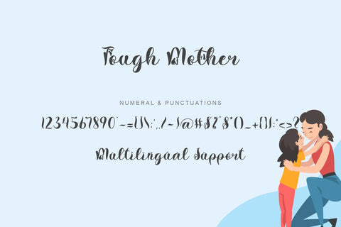 Tough Mother Font Prasetya Letter 