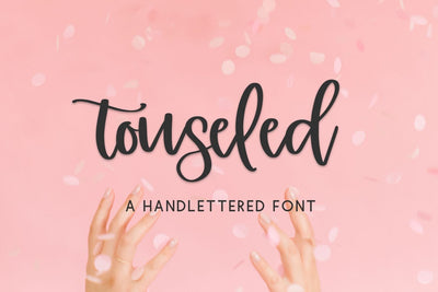 Touseled Script Font Beck McCormick 
