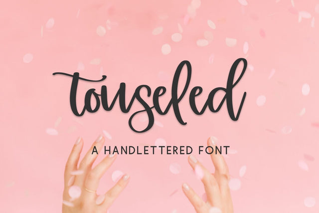 Touseled Script Font Beck McCormick 