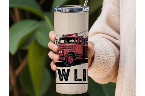 Tow Life Tumbler Wrap Design Sublimation DesignSVG 