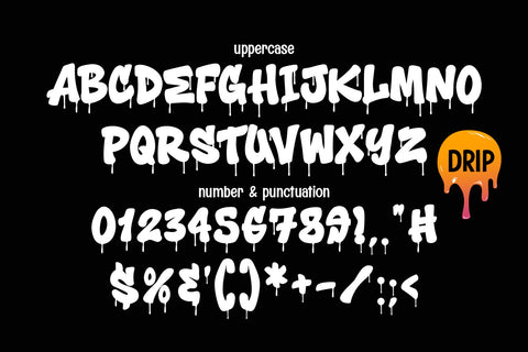 Toxic Rebel | Urban Graffiti Energy Dripping Outline Font Font Mozzatype 