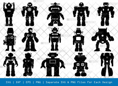 Toy Robot Svg Cricut Cut Files Png Bundle, SB01169 SVG ETC Craft 