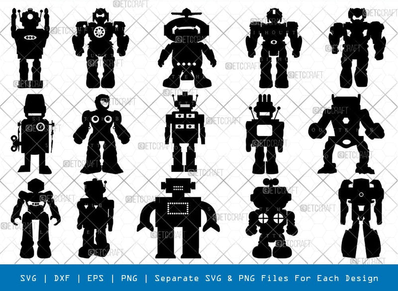 Toy Robot Svg Cricut Cut Files Png Bundle, SB01169 SVG ETC Craft 