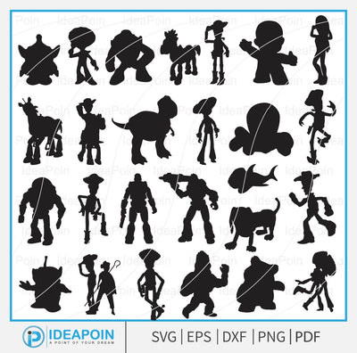 Toy Story svg, Toy Story svg bundle, Toy story clipart, Toy story silhouette, Toy story PNG, Toy Story, Toy story for cricut SVG Dinvect 