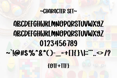Toys Cheerful Font Masyafi Studio 