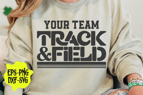 Track and Field SVG PNG - Sporty Graphic for Shirts, Bags, and Sports Accessories SVG DesignDestine 