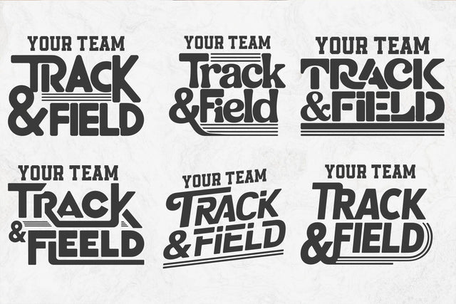 Track and Field SVG PNG - Sporty Graphic for Shirts, Bags, and Sports Accessories SVG DesignDestine 