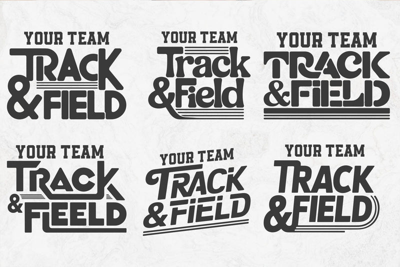 Track and Field SVG PNG - Sporty Graphic for Shirts, Bags, and Sports Accessories SVG DesignDestine 