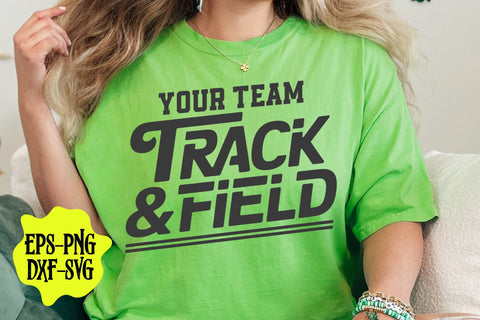 Track and Field SVG PNG - Sporty Graphic for Shirts, Bags, and Sports Accessories SVG DesignDestine 
