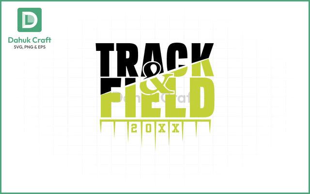 Track & Field SVG – Editable Year SVG PNG & EPS V 1 SVG dahukdesign 