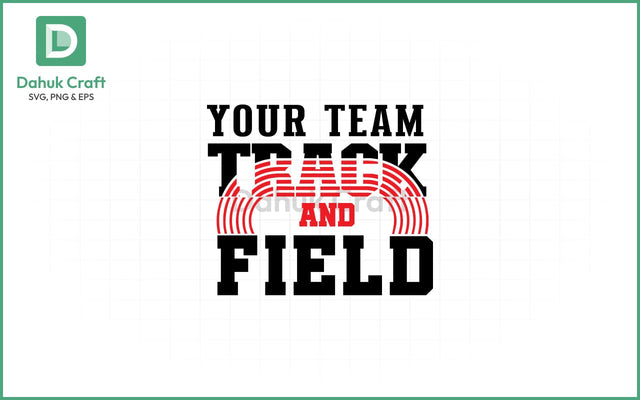 Track & Field SVG – Editable Year SVG PNG & EPS V11 SVG dahukdesign 