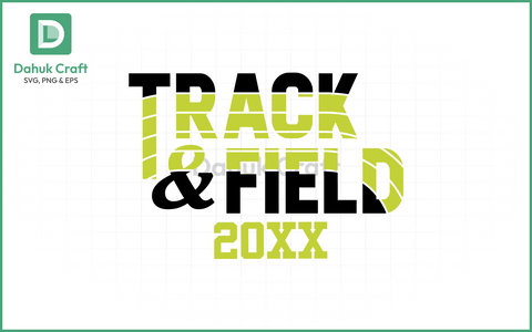 Track & Field SVG – Editable Year SVG PNG & EPS V7 SVG dahukdesign 