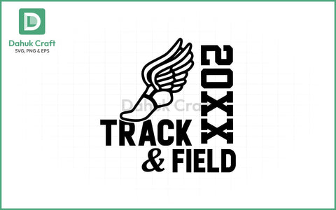 Track & Field SVG – Editable Year SVG PNG & EPS V8 SVG dahukdesign 