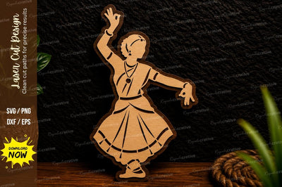 Traditional Folk Dancer Laser Cut Svg Design SVG Regulrcrative 