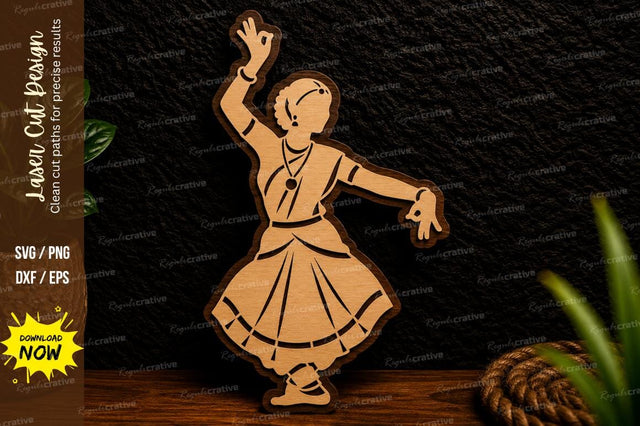 Traditional Folk Dancer Laser Cut Svg Design SVG Regulrcrative 