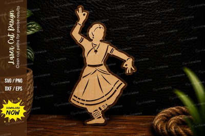 Traditional Folk Dancer Laser Cut Svg Design SVG Regulrcrative 