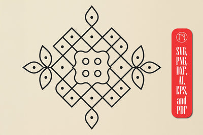 Traditional Kolam Rangoli SVG SVG MD JOYNAL ABDIN 