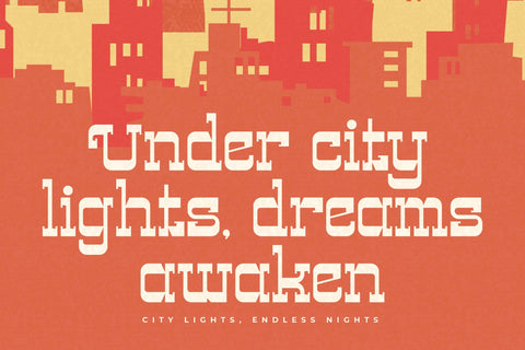 Trails Nights - Display Slab Serif Font Letterena Studios 