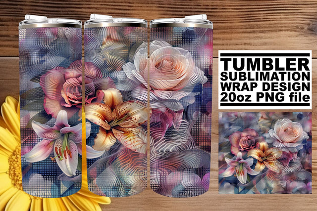 Tranquil Petal Haven: Discover peace in petals Sublimation afrosvg 