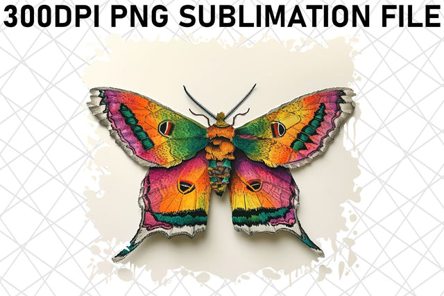 Tranquil Spring Butterfly Artwork Sublimation afrosvg 