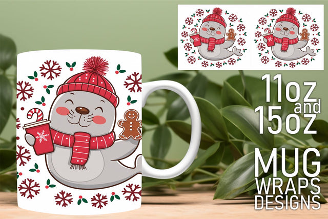 Transform your creativity, beautiful mug designs await! , Christmas Sublimation HoodArtCraft 