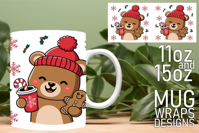 Transform your creativity, beautiful mug wraps await! , Christmas Sublimation HoodArtCraft 