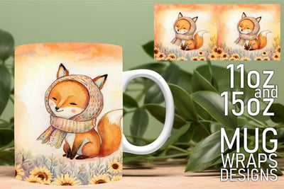 Transform your designs effortlessly, vibrant mug wraps! , Animals Sublimation HoodArtCraft 