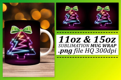 transform your drinkware! , Stylish sublimation wraps, Neon Xmas Sublimation afrosvg 