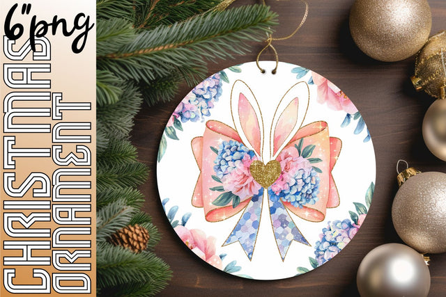 Transform your keychain designs with our vibrant circle templates., Easter Bunny Sublimation HoodArtCraft 