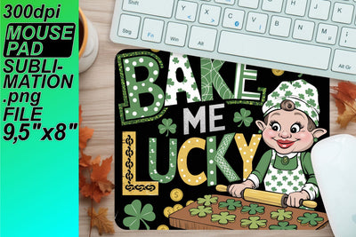 Transform your mouse mat with creative designs! , St Patrick Sublimation HoodArtCraft 