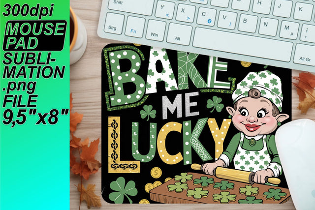 Transform your mouse mat with creative designs! , St Patrick Sublimation HoodArtCraft 