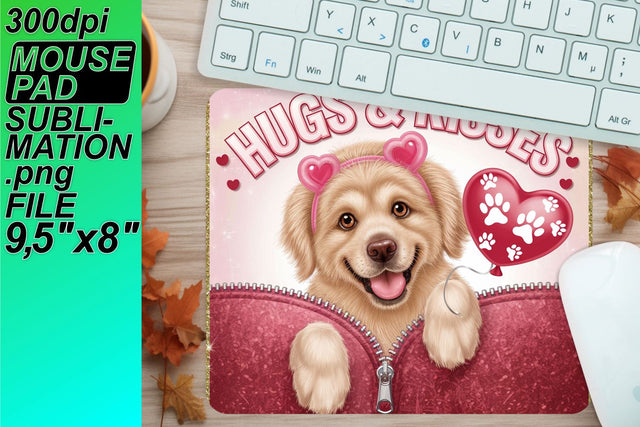 Transform your mouse mats with vibrant sublimation designs! , Valentines Sublimation HoodArtCraft 