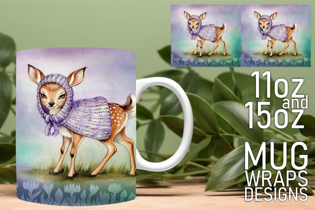 Transform your mug designs effortlessly, vibrant wraps! , Animals Sublimation HoodArtCraft 
